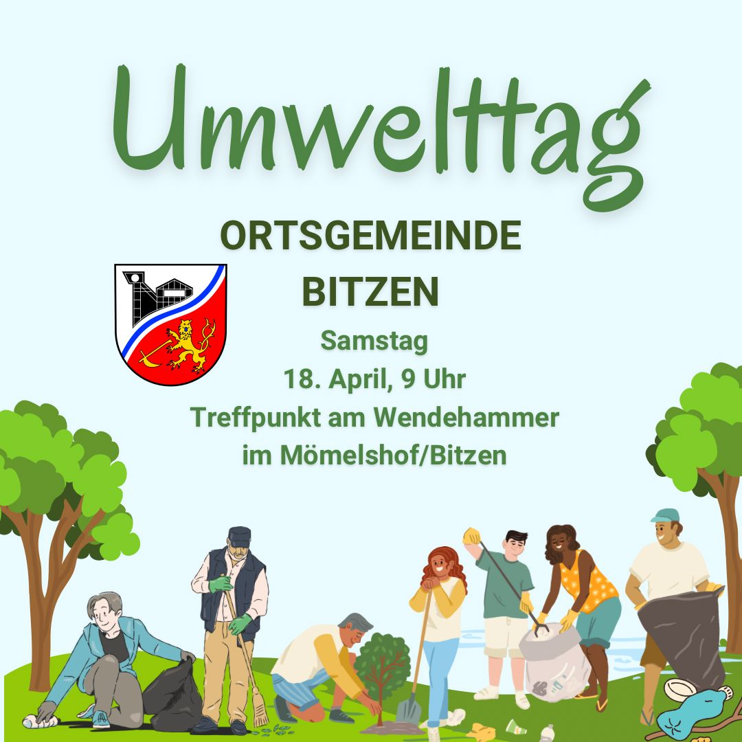 Flyer mit Einladung zum Umwelttag