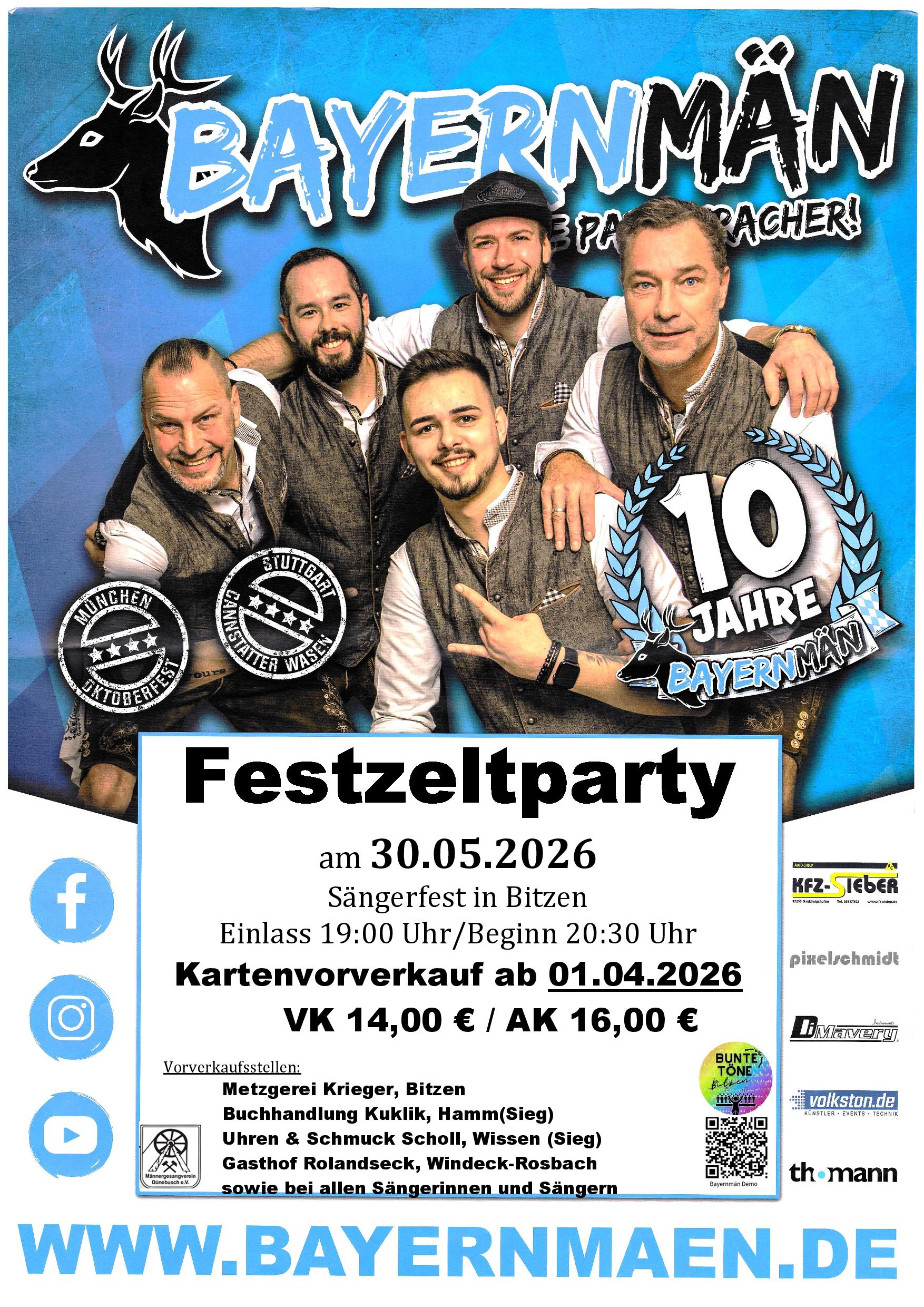 Flyer der Bayernmän