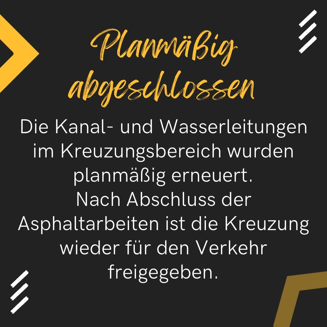 12. Hinweis auf Baustelle