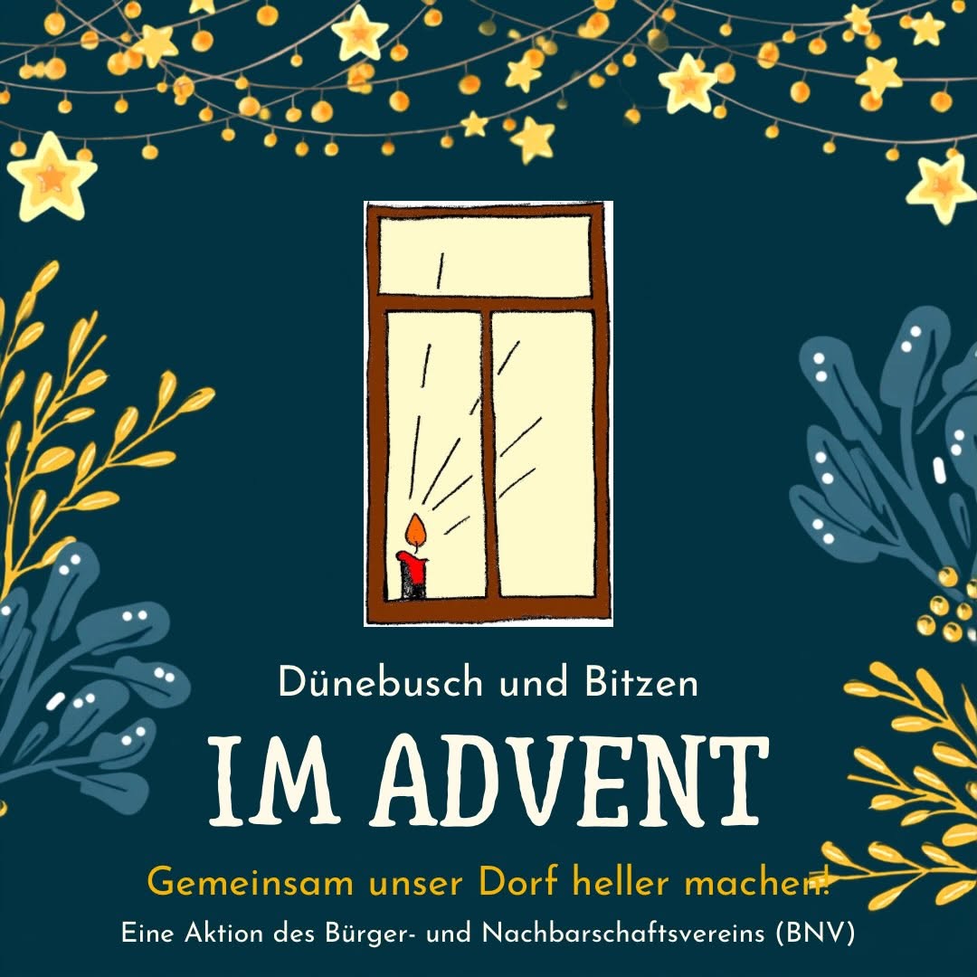Aufruf zur Teilnahme an der Adventsfensteraktion - 1