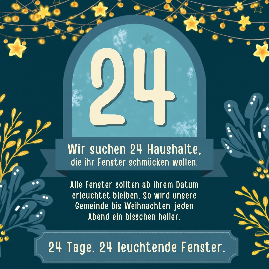 Aufruf zur Teilnahme an der Adventsfensteraktion - 3